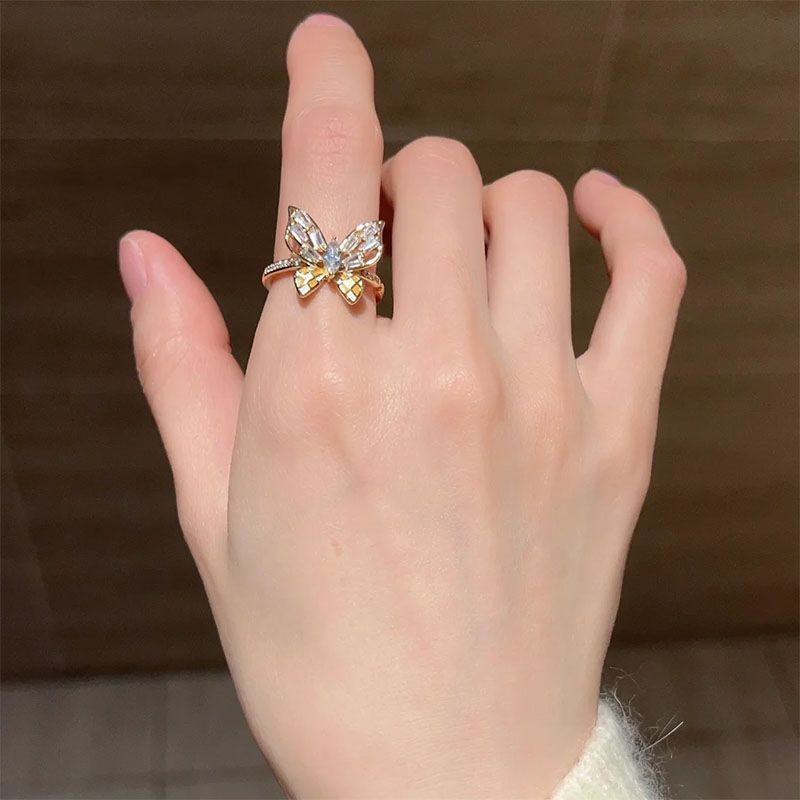 Butterfly ring set