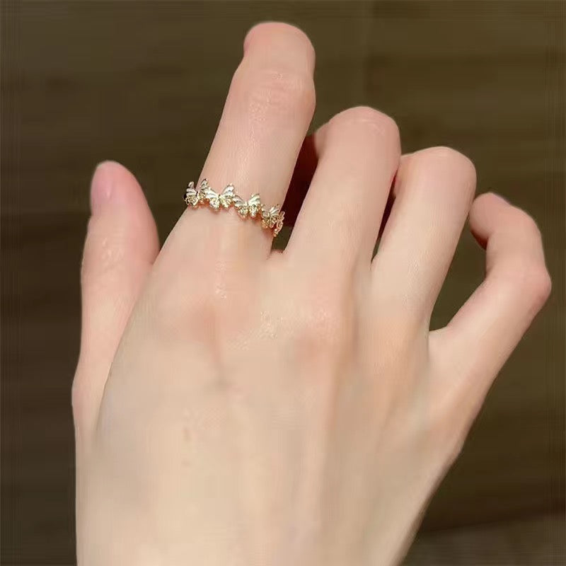 Butterfly ring set