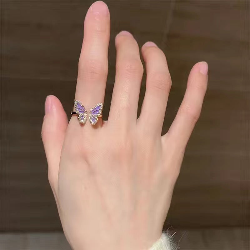 Butterfly ring set