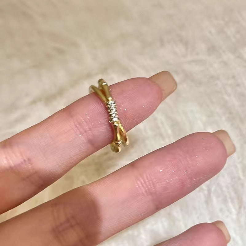 Luxury Zircon 6-piece ring set