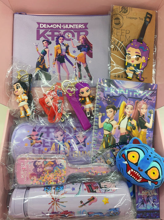 Kpop Demon Hunters themed gift set for birthdays and celebrations