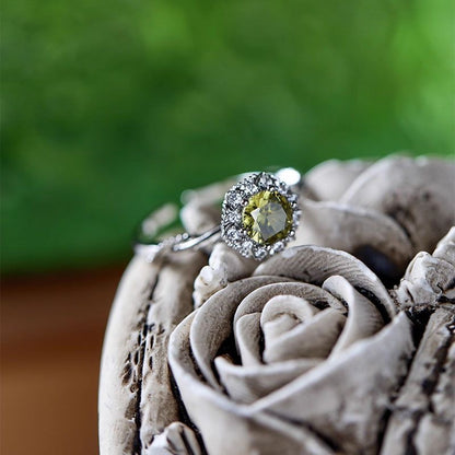 Luxe Fresh Green Ring Set