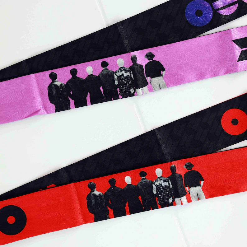 Army Scarf Ribbon | Arirang Tour Merch | Kpop Bag Charm | Lightstick Bow | Concert Hair Tie | Army Fandom Gift