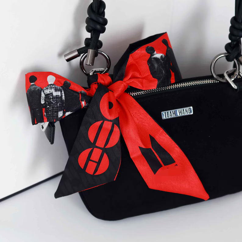 Army Scarf Ribbon | Arirang Tour Merch | Kpop Bag Charm | Lightstick Bow | Concert Hair Tie | Army Fandom Gift