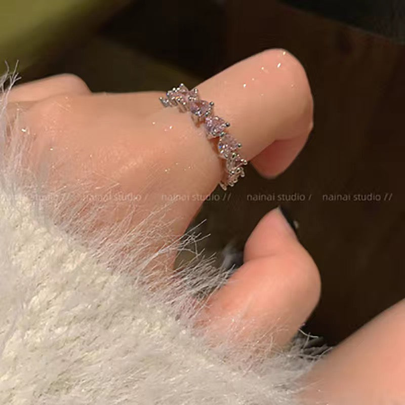 Pink rings 2-piece set