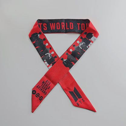 Army Scarf Ribbon | Arirang Tour Merch | Kpop Bag Charm | Lightstick Bow | Concert Hair Tie | Army Fandom Gift