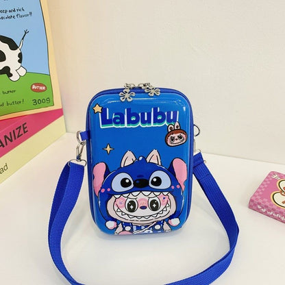 Cute Labufu Themed Crossbody Bag | Cartoon Hard Shell Mini Shoulder Bag for Daily Use