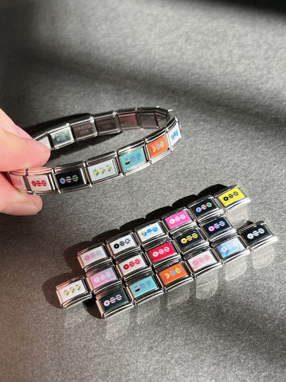 ARIRANG 2026 Comeback Inspired Italian Charm Bracelet - Custom K-Pop Album Cover Stainless Steel Modular Jewelry for Fans