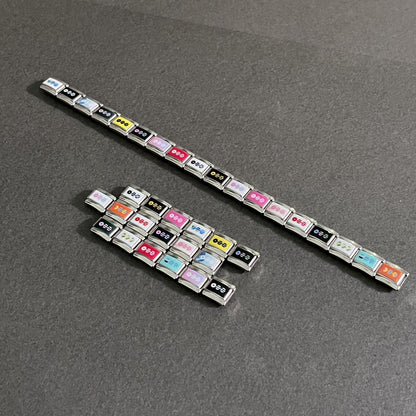 ARIRANG 2026 Comeback Inspired Italian Charm Bracelet - Custom K-Pop Album Cover Stainless Steel Modular Jewelry for Fans