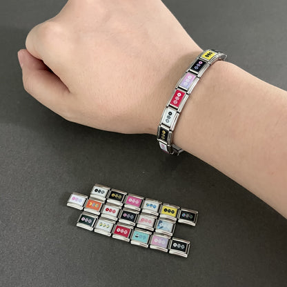 ARIRANG 2026 Comeback Inspired Italian Charm Bracelet - Custom K-Pop Album Cover Stainless Steel Modular Jewelry for Fans