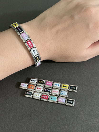ARIRANG 2026 Comeback Inspired Italian Charm Bracelet - Custom K-Pop Album Cover Stainless Steel Modular Jewelry for Fans