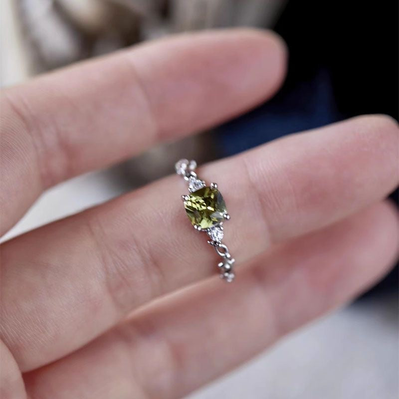 Luxe Fresh Green Ring Set