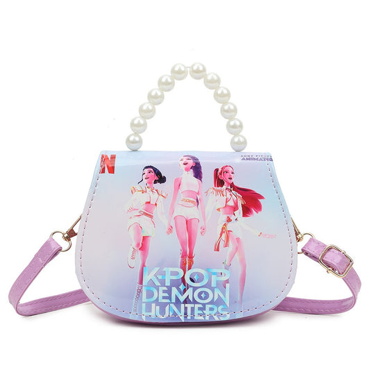 Kpop Demon Hunters Cartoon Bag – Kids Cute Coin & Mini Bag | Perfect Birthday Gift for Girls