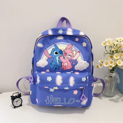 Cute Cartoon Character Print Backpack | Lightweight Casual Daypack for Kids & Fans