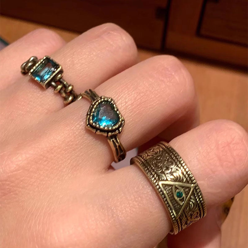 Medieval Aged Ring Set