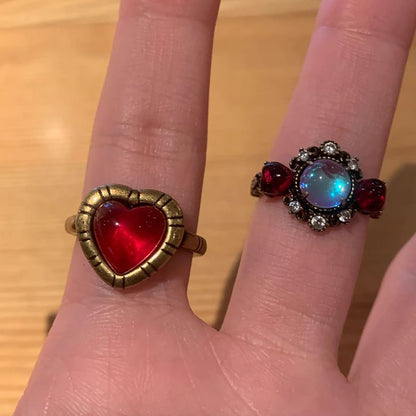 Vintage love ring set