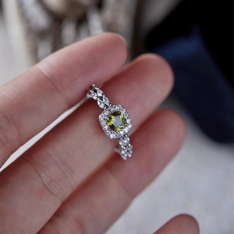 Luxe Fresh Green Ring Set