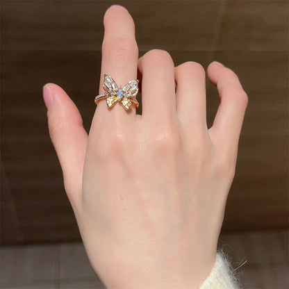 Butterfly ring set