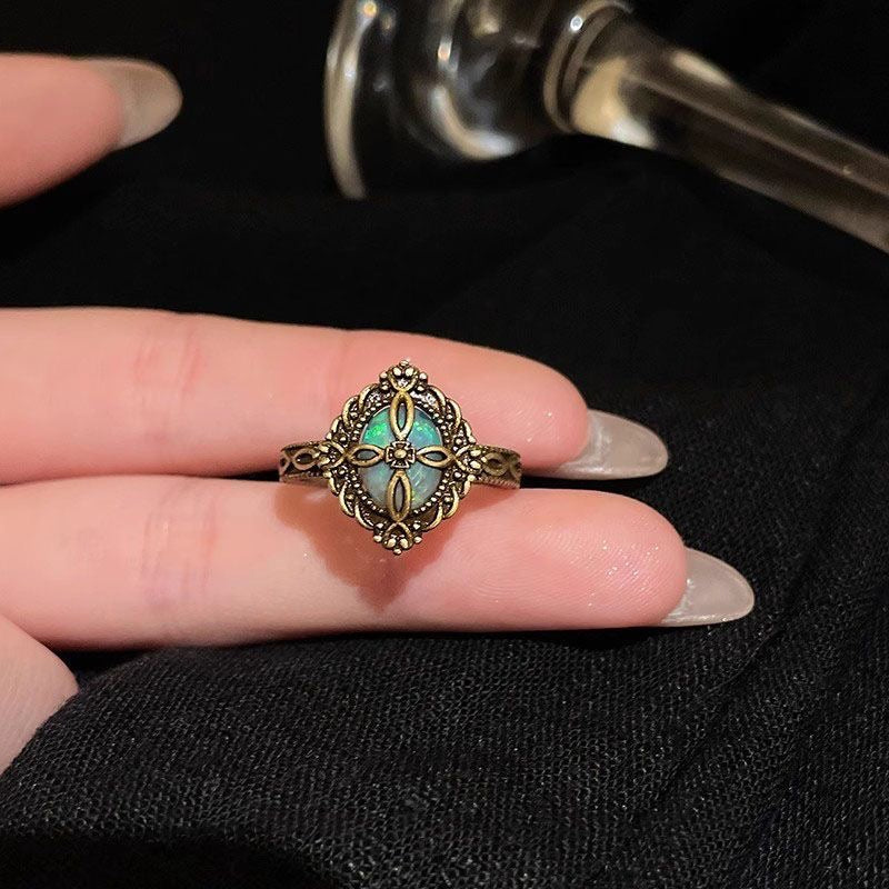 Dark Butterfly Ring Set