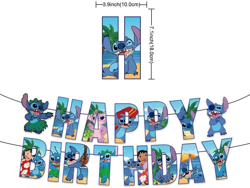 Stitch Party Suppliesr Boys Girls Stitch Theme Party