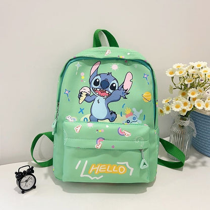Cute Cartoon Character Print Backpack | Lightweight Casual Daypack for Kids & Fans