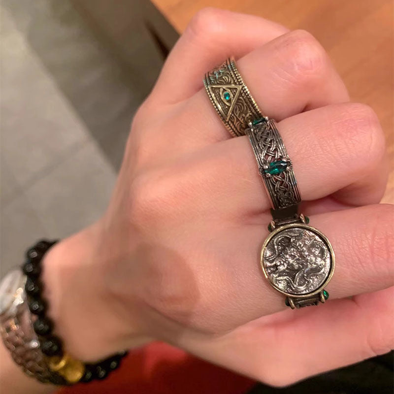 Medieval Aged Ring Set