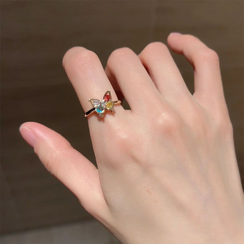 Butterfly ring set