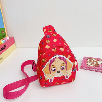 Cute Cartoon Dog Sling Bag for Kids – Lightweight Crossbody Chest Bag for Boys & Girls