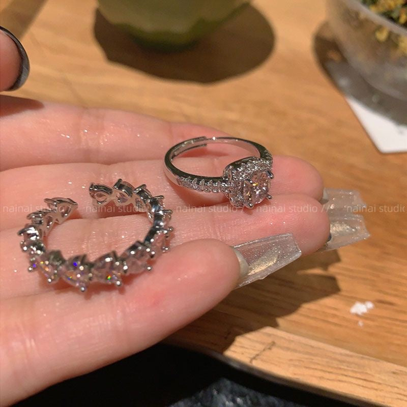 Pink rings 2-piece set