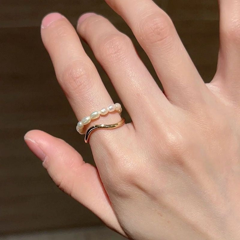 Holiday style exquisite ring set