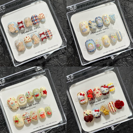 Blind Bag Cute Short Nails(1//5/10/15/20 Random Characters)