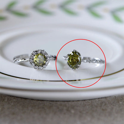 Luxe Fresh Green Ring Set