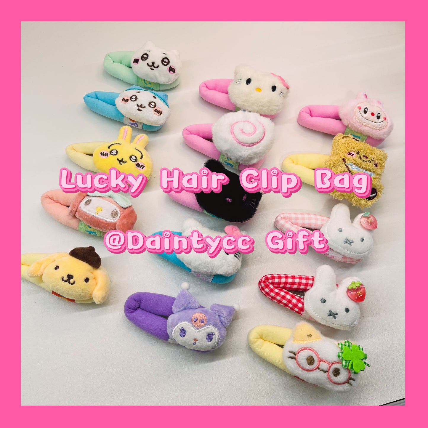 Lucky Hair Clip Bag -10 bags+at least 2 gifts