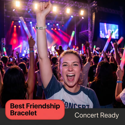 BTS ARMY Italian Charm Bracelet - 18 Pcs Modular Stainless Steel Waterproof Album Laser Wristband for Kpop Concert Outfit & Friendship Gift