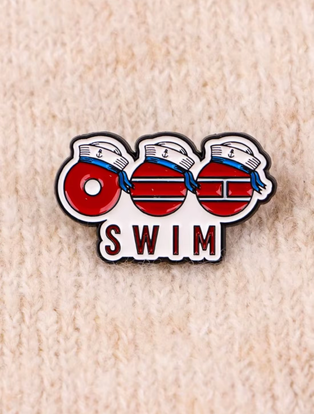 Kpop Merch ARIRANG 'SWIM' Enamel Pins | OT7 Sailboat & Sailor Logo Pin | Fanmade Kpop Gift & Accessory for ARMY