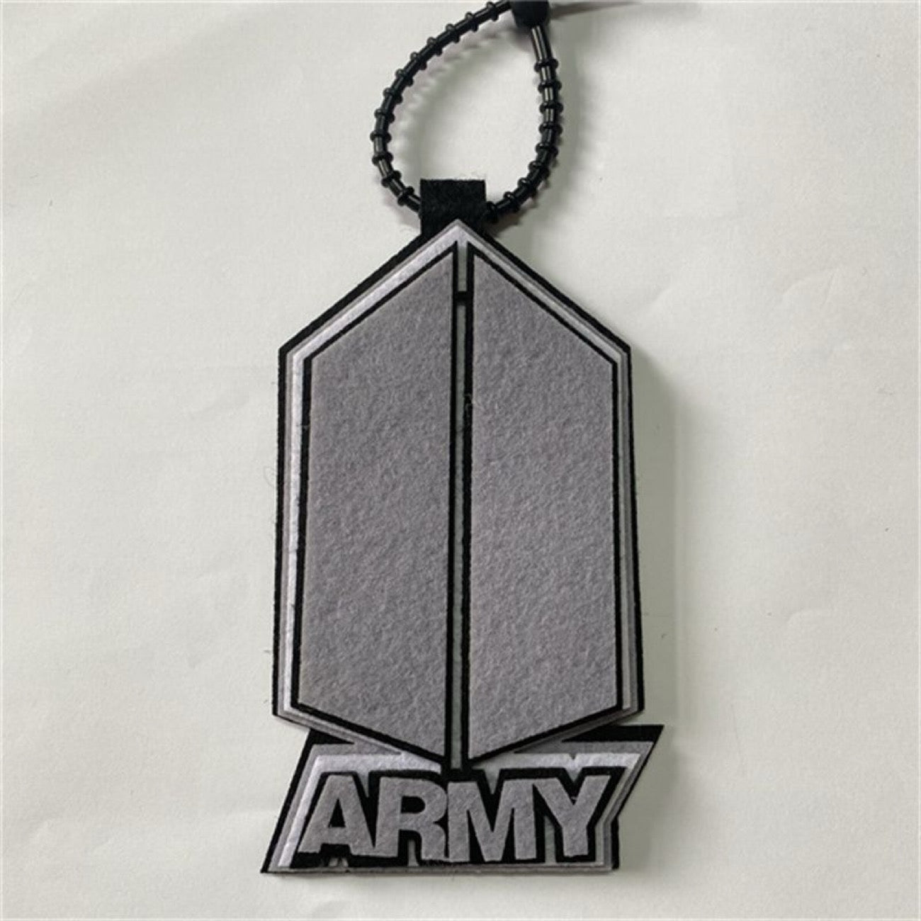 Handmade Felt Name Bag Charm for BTS ARMY - Custom Member Alphabet Pendant for Backpacks & Luggage