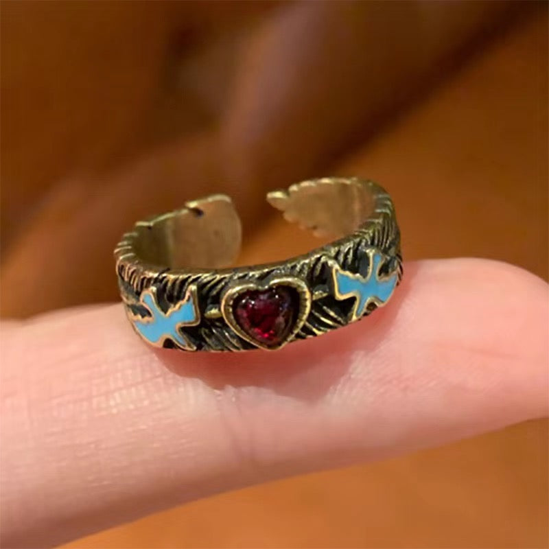 Sweet Cool Style Ring 4-Piece Set