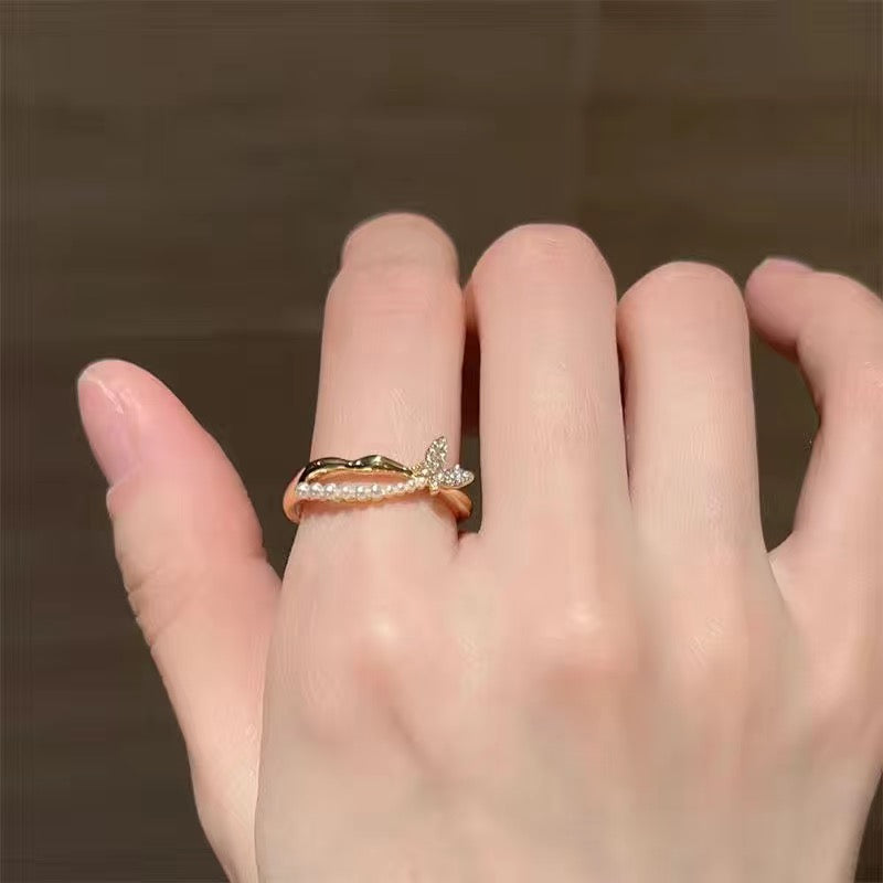 Butterfly ring set
