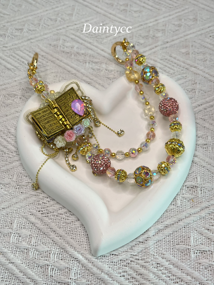 The Bible Luxurious bag charm phone chain double chain key chain