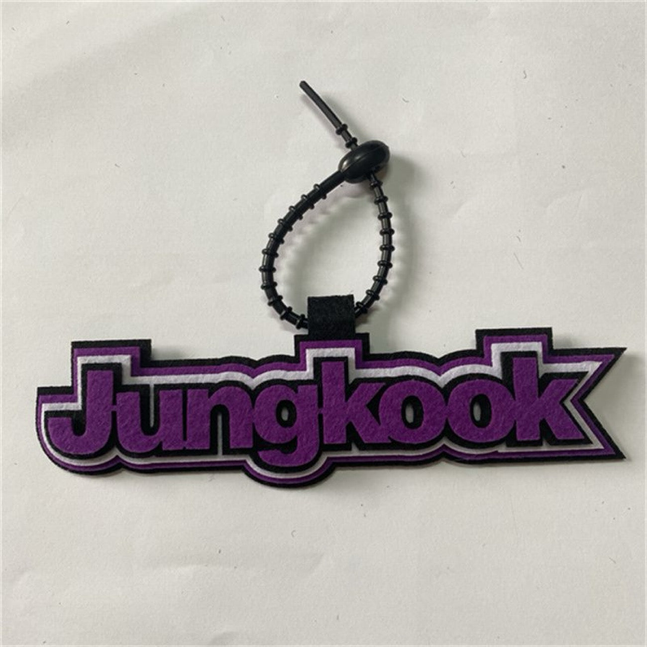 Handmade Felt Name Bag Charm for BTS ARMY - Custom Member Alphabet Pendant for Backpacks & Luggage