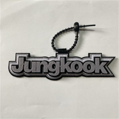 Handmade Felt Name Bag Charm for BTS ARMY - Custom Member Alphabet Pendant for Backpacks & Luggage