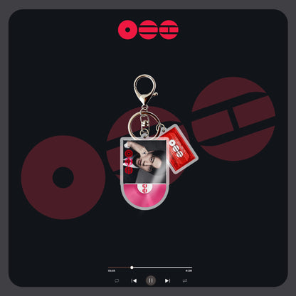 ARIRANG Album Inspired Acrylic Keychain, Retro CD Vinyl & Cassette Tape Charms, Kpop RM Jin Suga J-Hope Jimin V Jungkook Photo Keyring, Aesthetic Kpop Merch Gift for ARMY