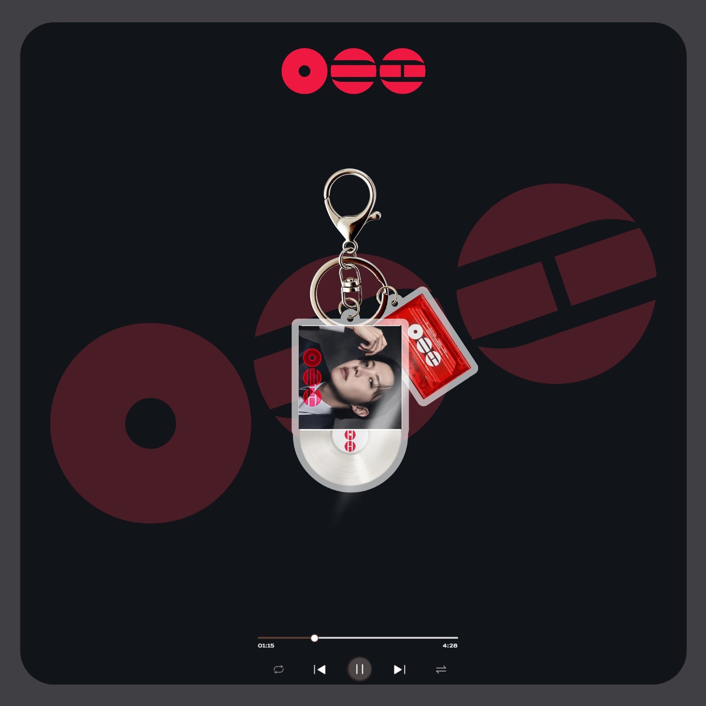 ARIRANG Album Inspired Acrylic Keychain, Retro CD Vinyl & Cassette Tape Charms, Kpop RM Jin Suga J-Hope Jimin V Jungkook Photo Keyring, Aesthetic Kpop Merch Gift for ARMY
