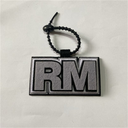 Handmade Felt Name Bag Charm for BTS ARMY - Custom Member Alphabet Pendant for Backpacks & Luggage