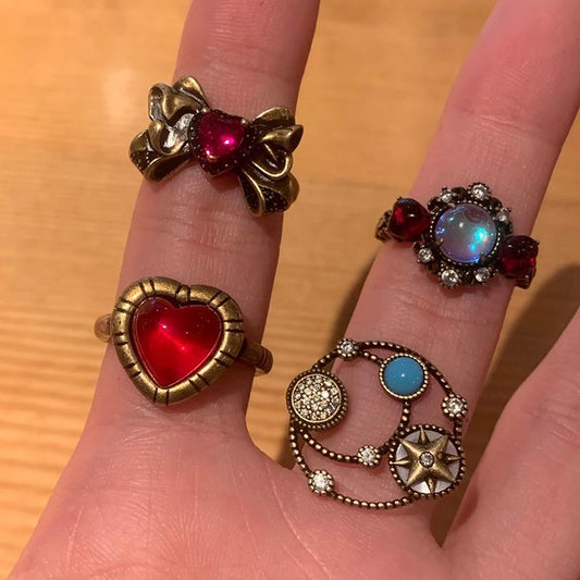 Vintage love ring set