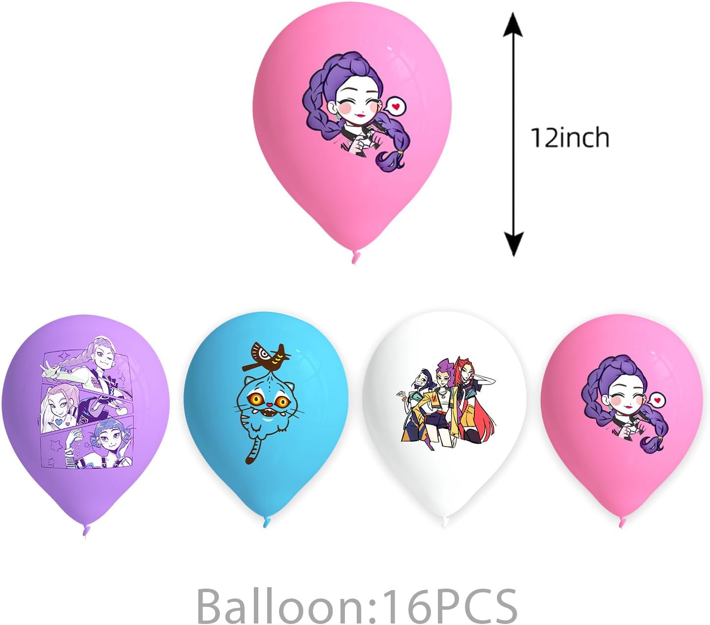 For K Pop Demon Hunters Party Supplies for Boys Girls Hunters Theme Party