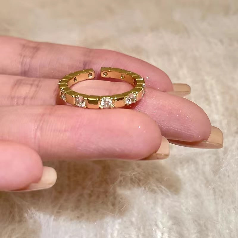 Luxury Zircon 6-piece ring set