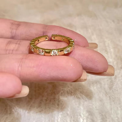 Luxury Zircon 6-piece ring set