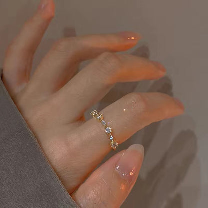Sweetheart ring three-piece set