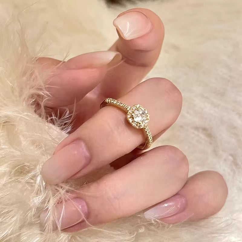 Luxury Zircon 6-piece ring set